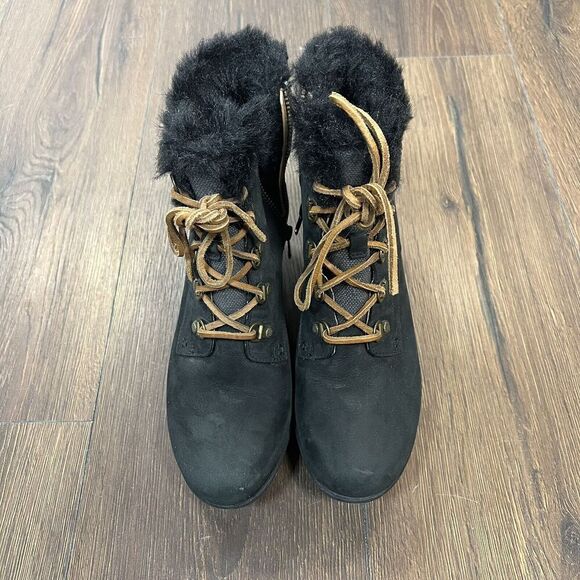 Sperry Top-Sider Luca Peak Women’s Wedge Boots - Black SZ 7.5 - Picture 3 of 7